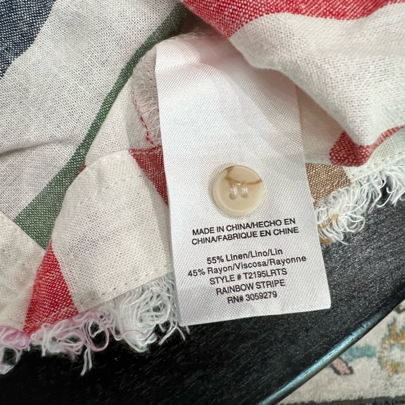 🌈NWT🌈Thread & Supply Haven Rainbow Stripe Tank and Short Set - Picture 7 of 8